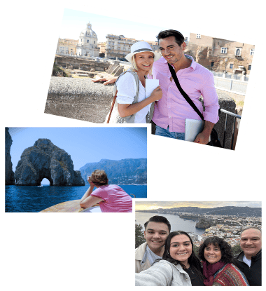 Beautiful couple exploring Italy's historic cityscape with scenic views and architecture.